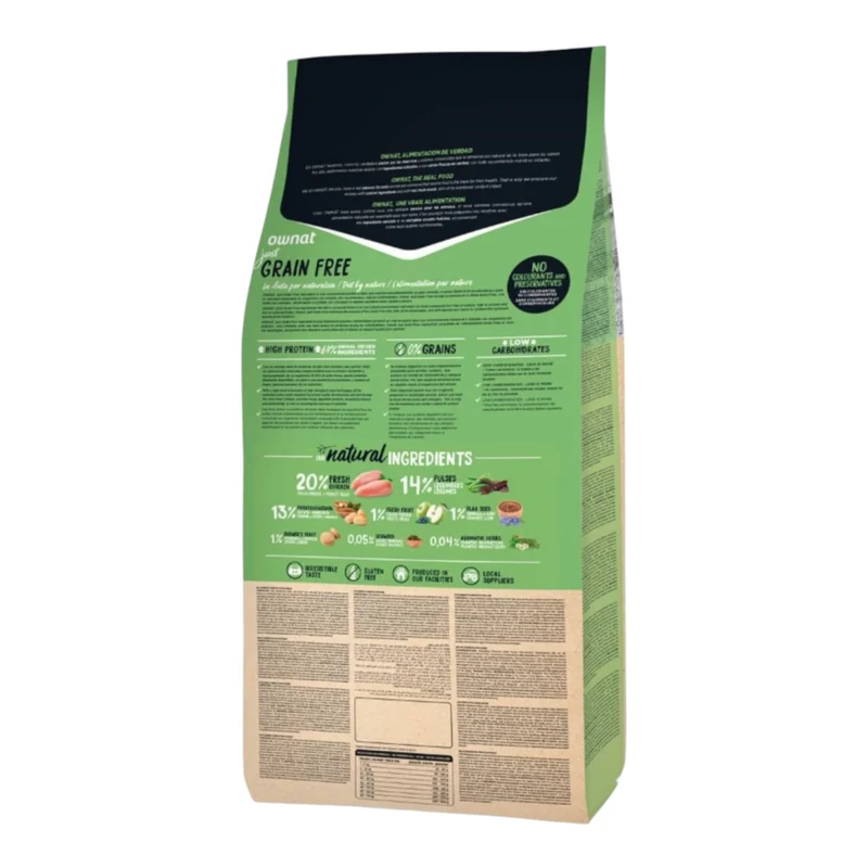 Ownat Just Grain Free Light para Perros — Pienso Sin Cereales Control Peso