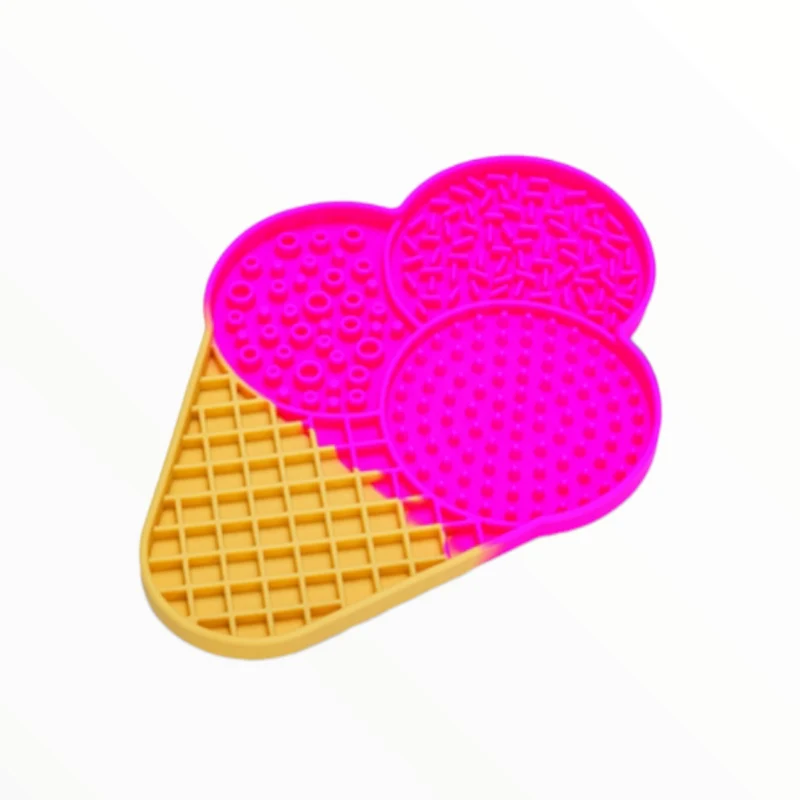 LickiMat Ice Cream Alfombrilla de Lamer para Mascotas