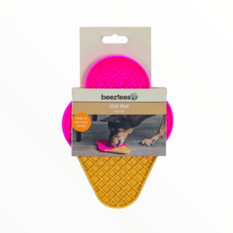 LickiMat Ice Cream Alfombrilla de Lamer para Mascotas