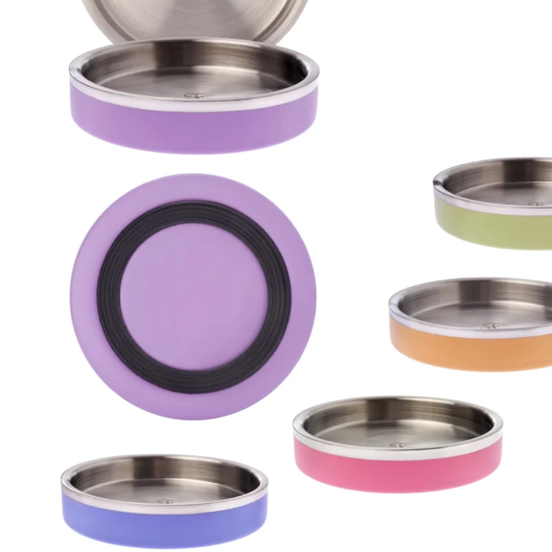 Comedero de acero inoxidable para gato Amorcromia