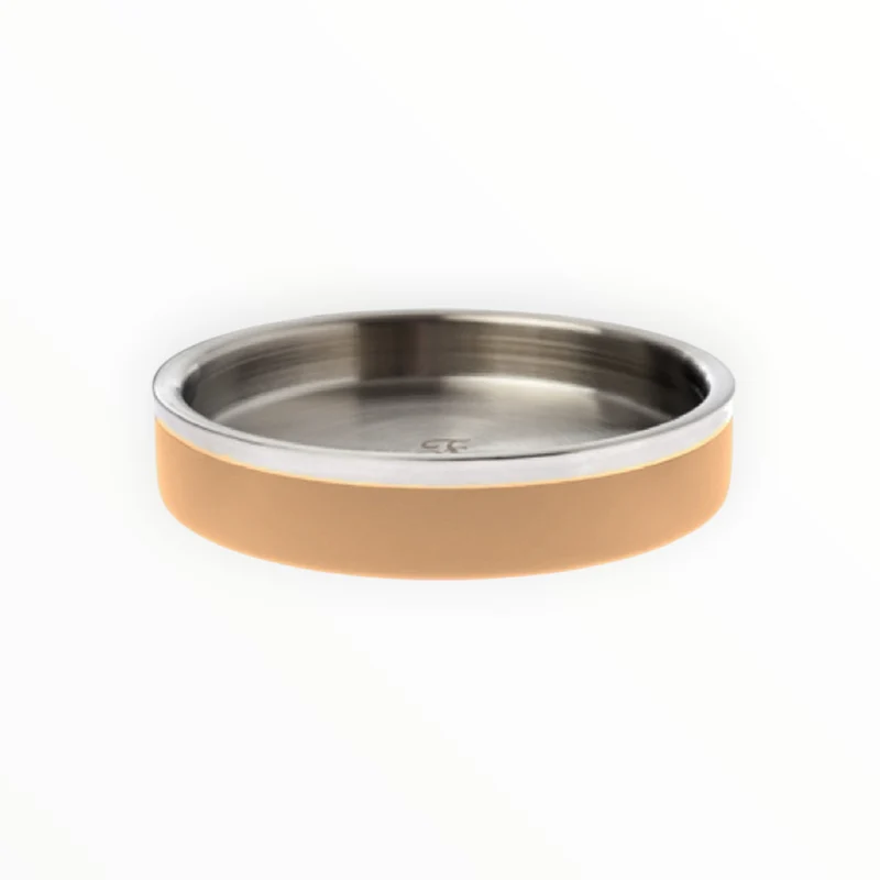 Comedero de acero inoxidable para gato Amorcromia