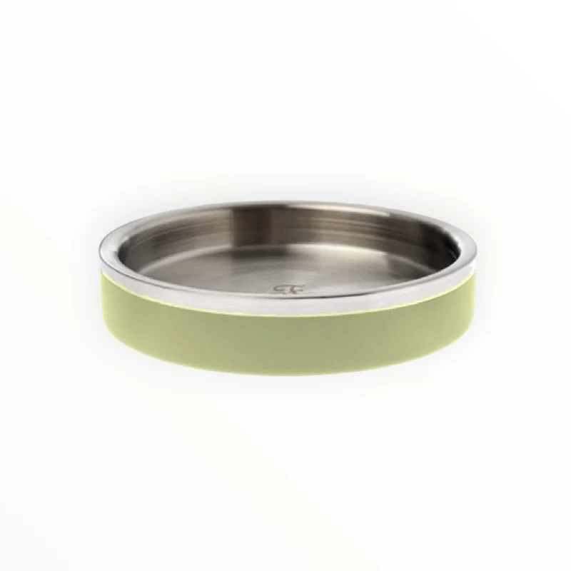 Comedero de acero inoxidable para gato Amorcromia