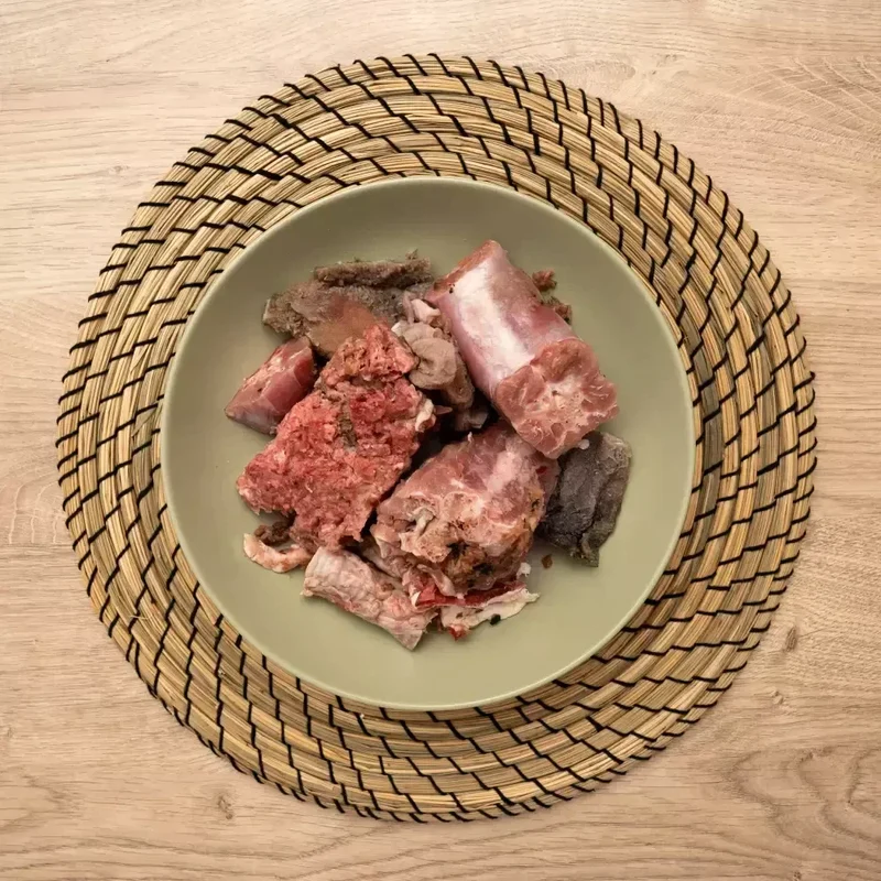 Natuka Menú BARF de Trozos de Cordero y Pavo