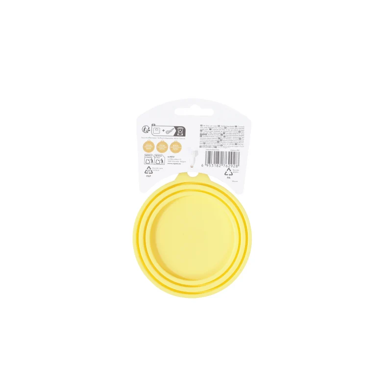 FRESH COVER Pet food can cover Yellow