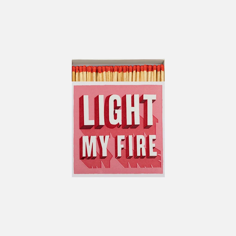 Caja cuadrada de cerillas Light My Fire