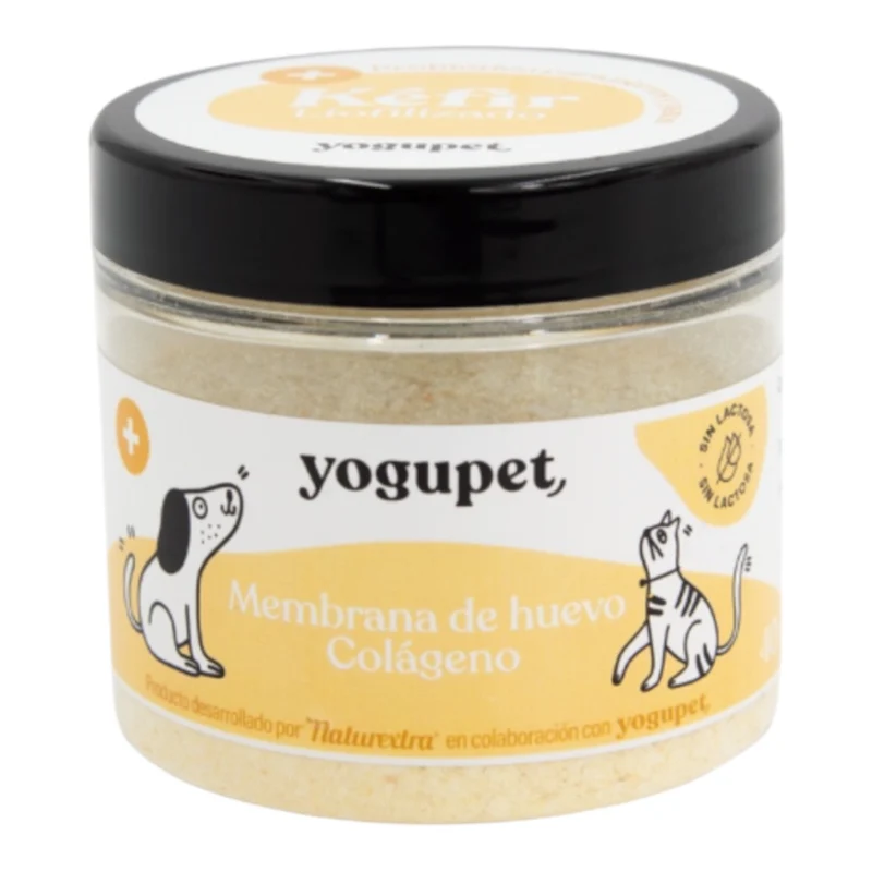 Yogupet Kéfir Liofilizado Membrana de Huevo y Colágeno para Perros y Gatos