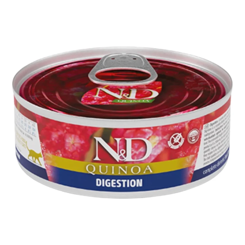 Farmina N&D Quinoa Digestión para Gatos — Comida Húmeda Sin Cereales