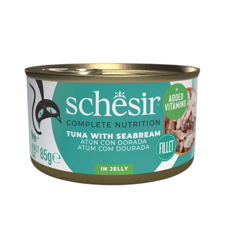 Schesir Lata Atún y Dorada Alimento Completo para Gatos