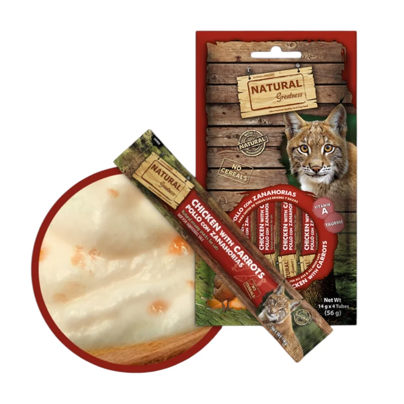 Natural Greatness visión suport crema pollo con zanahorias