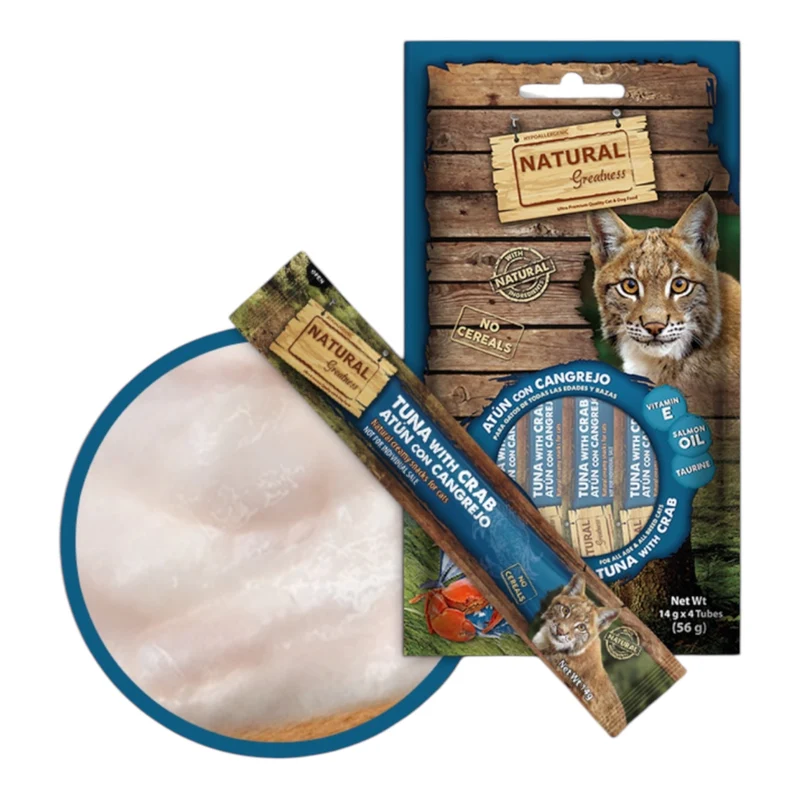 Natural Greatness skin coat support crema Atún cangrejo