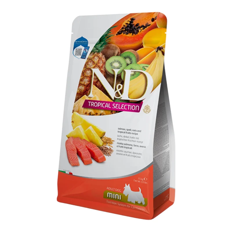 Farmina N&D Tropical Selection Salmón Adult Mini — Pienso para Perros Raza Pequeña
