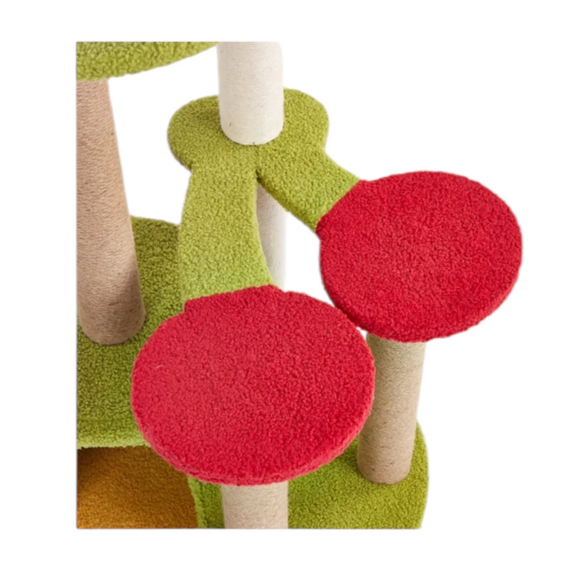 Rascador Frutos para Gatos — Torre con Sisal y Catnip Incorporado