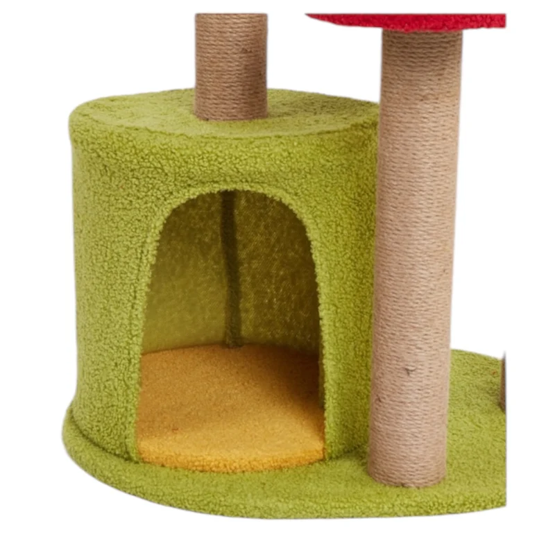 Rascador Frutos para Gatos — Torre con Sisal y Catnip Incorporado