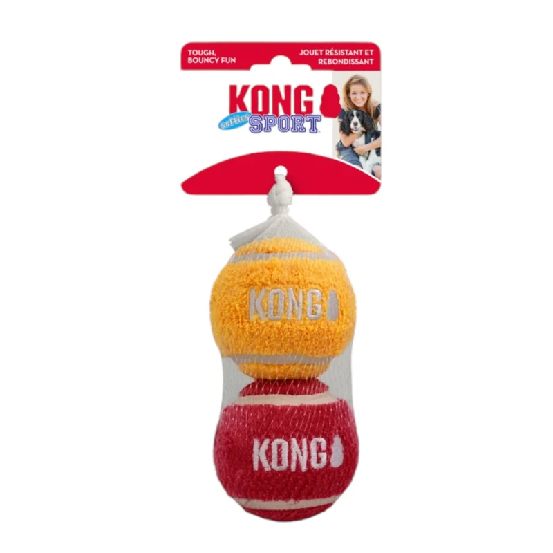 KONG Sport Softies Balls L para Perros — Pelotas Blandas Talla Grande