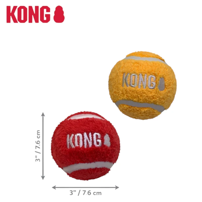 KONG Sport Softies Balls L para Perros — Pelotas Blandas Talla Grande