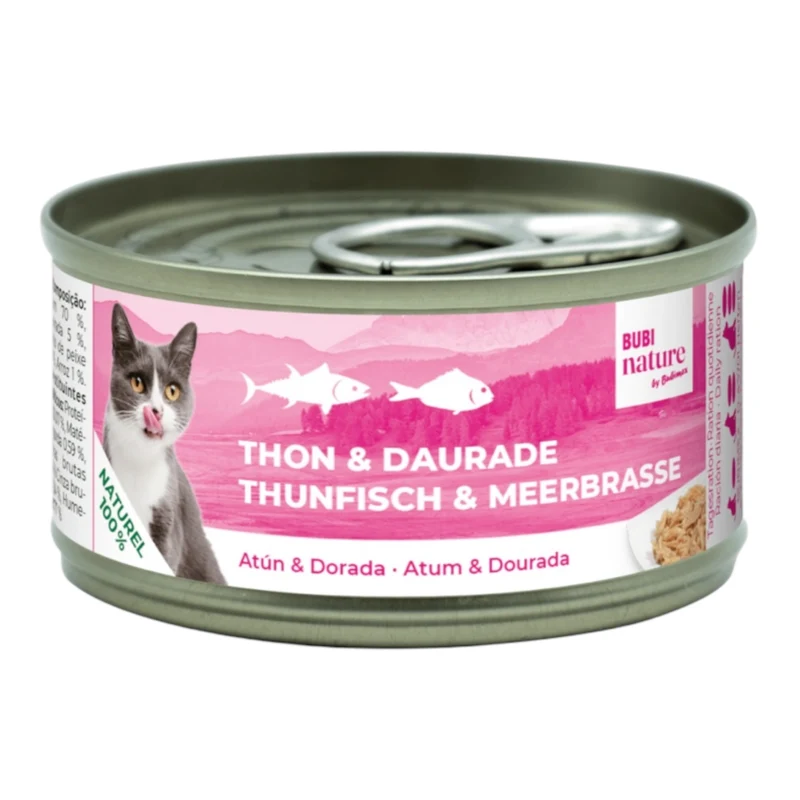 Bubi Nature Cat Atún y Dorada — Comida Húmeda Complementaria para Gatos