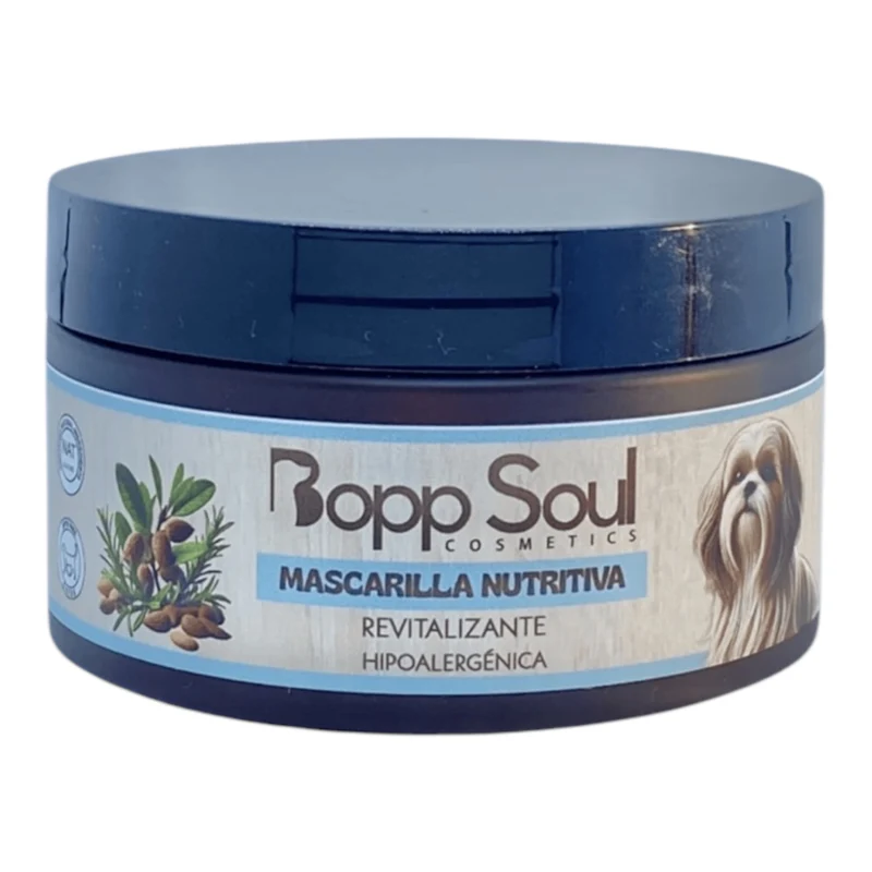 Bopp Soul Mascarilla Nutritiva de Almendras y Romero 250 g — Perros y Gatos