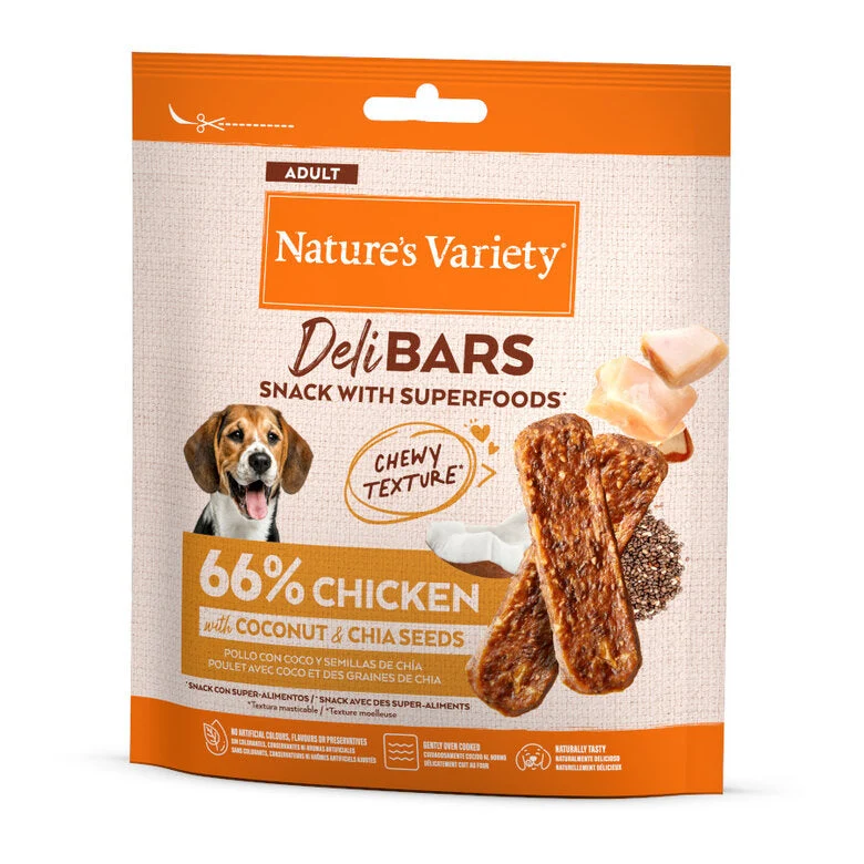 Nature's Variety Delibars Pollo Snack para Perros