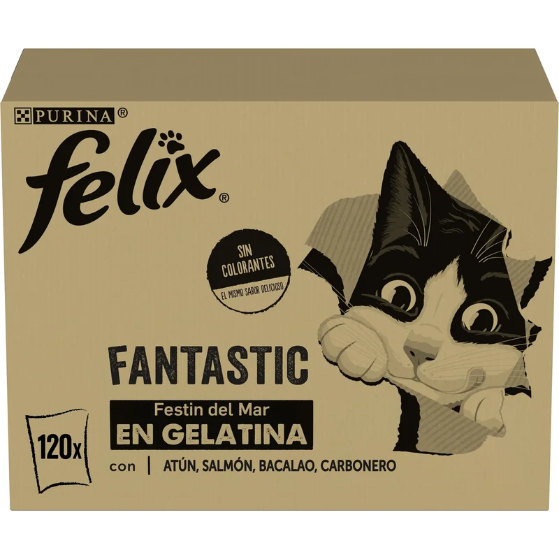 Felix Fantastic Selección Gelatina Pescados Pack 120x85 g