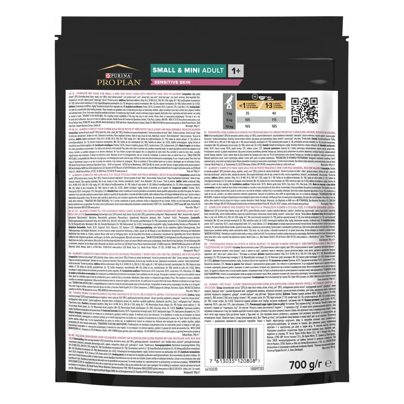 Pro Plan Small & Mini Adult Sensitive Skin Salmón Pienso para Perros