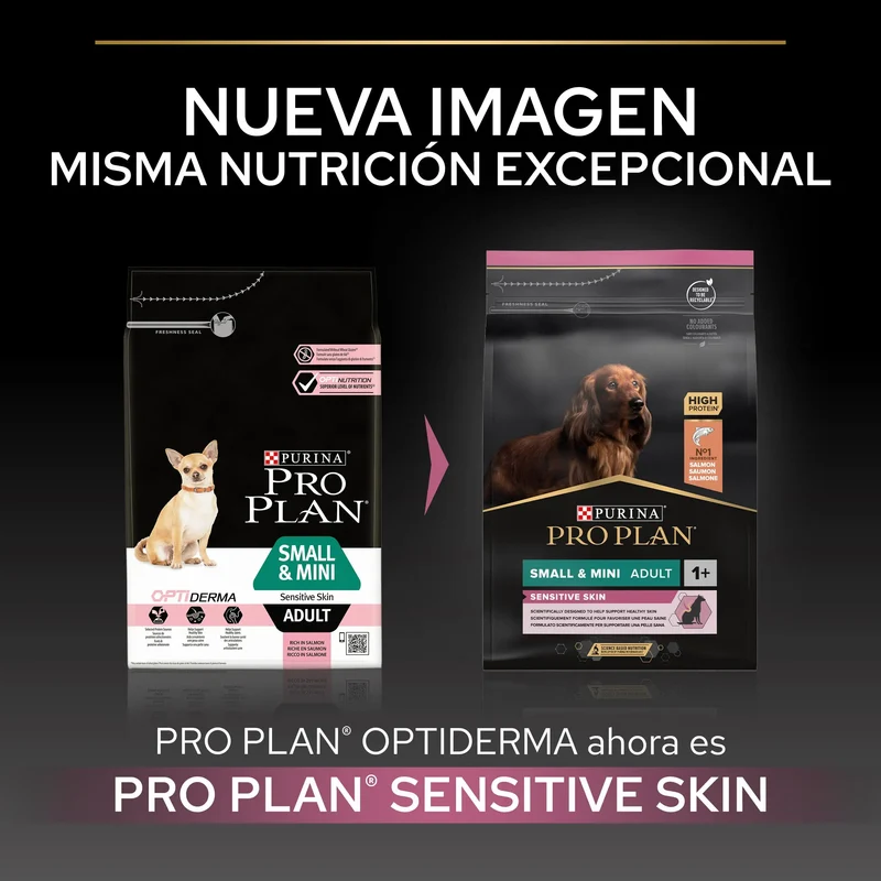 Pro Plan Small & Mini Adult Sensitive Skin Salmón Pienso para Perros