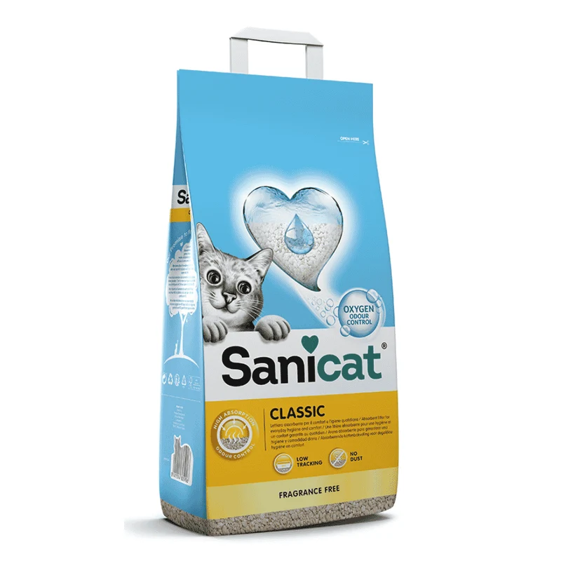 Sanicat Classic 5L Arena para Gatos Sin Fragancia