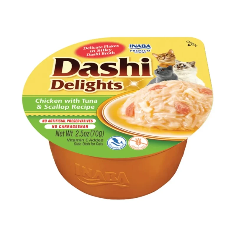 Dashi Delight CAT Pack 6x70 g | Comida Húmeda para Gatos Rica en Proteínas