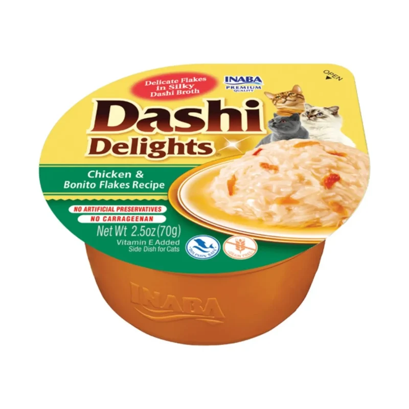 Dashi Delight CAT Pack 6x70 g | Comida Húmeda para Gatos Rica en Proteínas