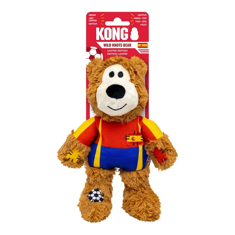 KONG Wild Knots Sport Bear Oso Selección Española | Especial Mundial 2026