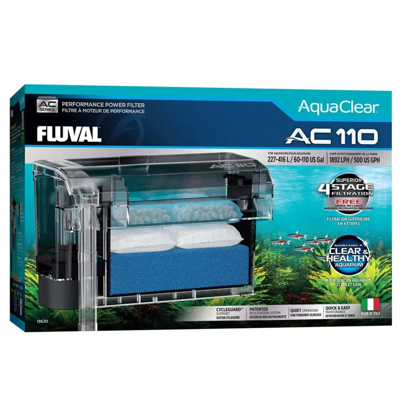 Filtro Mochila Aquaclear Fluval AC110 (Acuarios Hasta 446L)