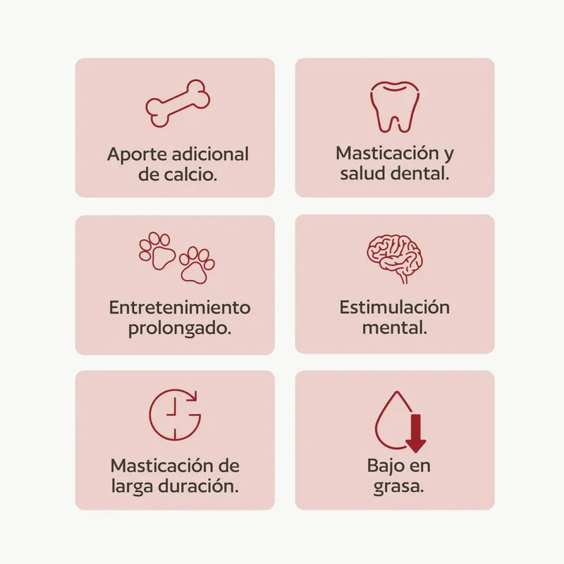 Hobbitalf Nudillo de Ternera de Calcio Pack 2 Snack Natural para Perros