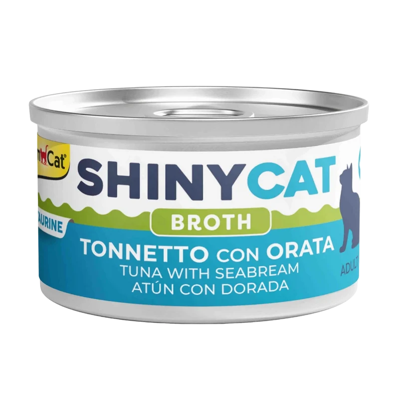 Gimcat Shinycat Caldo para Gatos 70 g en Lata