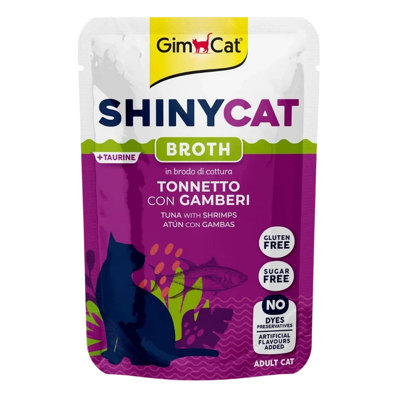 Gimcat Shinycat Caldo para Gatos 70 g en Sobre