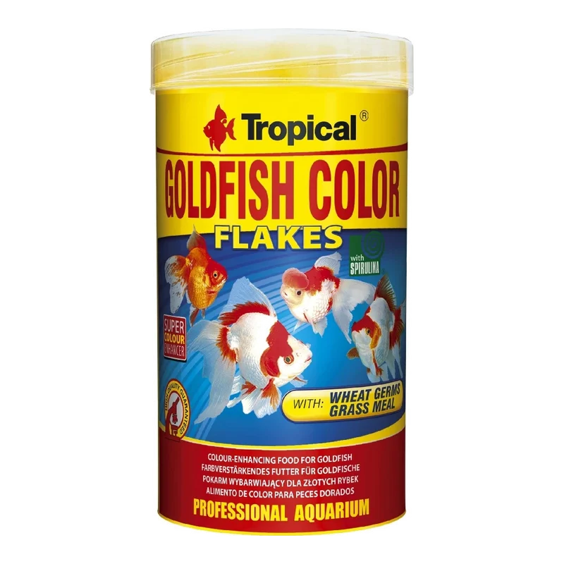 Tropical Goldfish Color Flakes Comida para Peces de Agua Fría