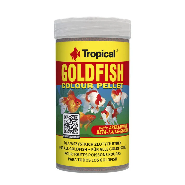Tropical Goldfish Color Pellets Comida para Peces de Agua Fría