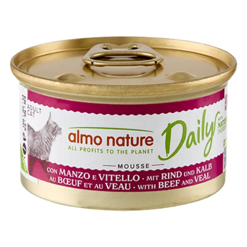 Almo Nature Daily Cat Menú Comida Húmeda para Gatos en Lata 85 g