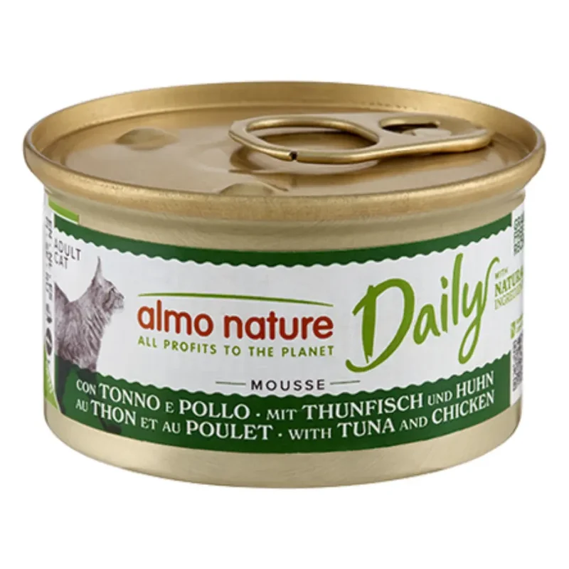 Almo Nature Daily Cat Menú Comida Húmeda para Gatos en Lata 85 g