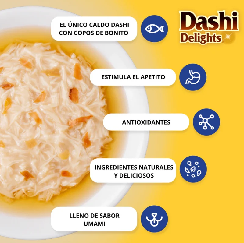 Dashi Delights Pollo con Vieira 70g