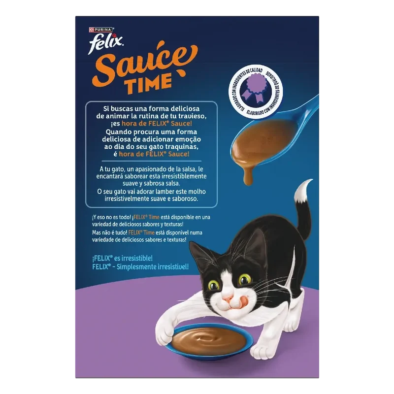 Felix Soup Time Original Sopa Mixta Comida Húmeda para Gatos