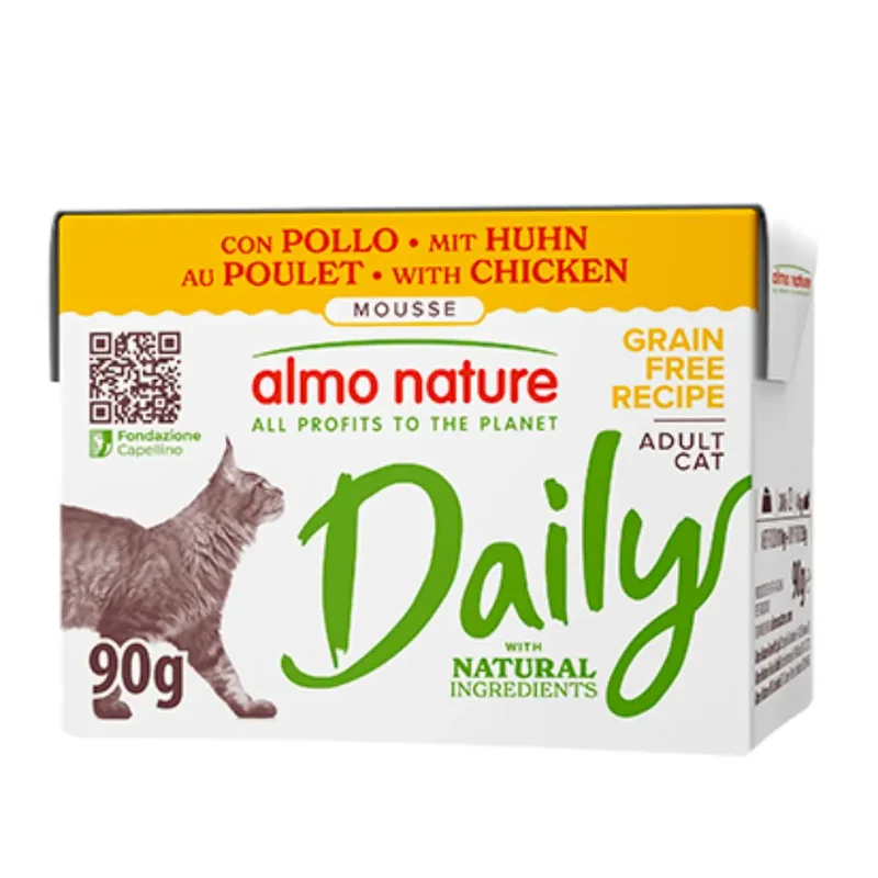 Almo Nature Daily Pollo Brick Comida Húmeda para Gatos
