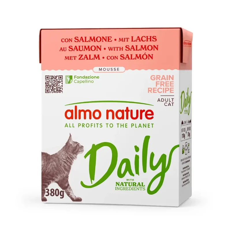 Almo Nature Daily Salmón Brick Comida Húmeda para Gatos