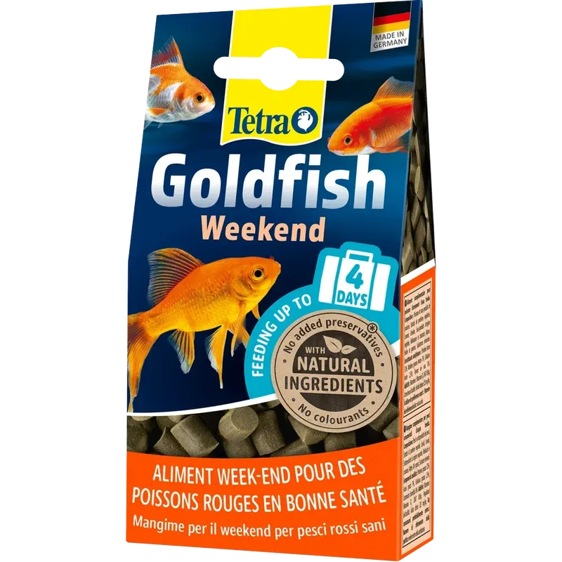 Tetra Goldfish Weekend 40 uds para Peces de Agua Fría (Fin de Semana-Vacaciones)