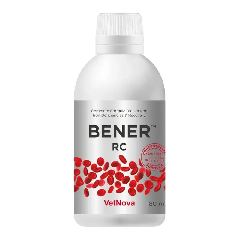 VetNova Bener RC Suplemento Oral Multivitamínimo para Perros y Gatos | Manejo de Déficit de Hierro