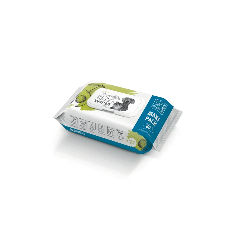 Pet Cleaning Wipes Avocado 20 x 15 cm - 80 pcs