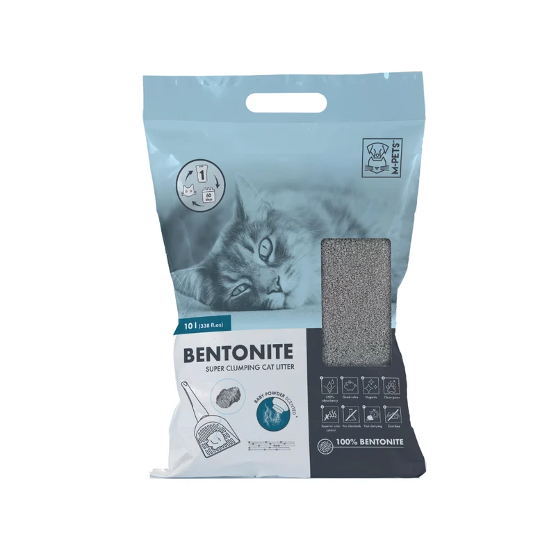 Super Clumping Bentonite Cat Litter Baby Powder