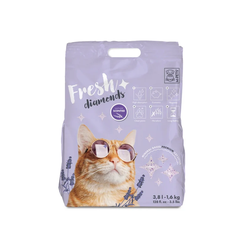 FRESH DIAMONDS Silica Cat Litter Lavender