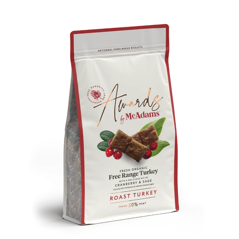 McAdams Snack de Pavo Campero Ecológico con Arándanos y Salvia