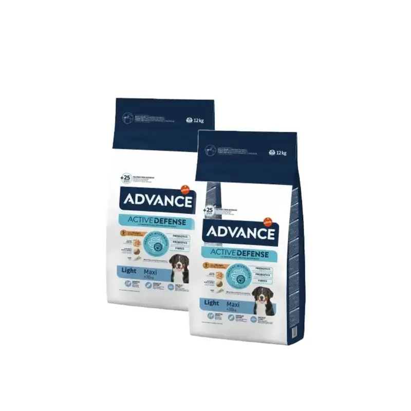 Advance Adult Maxi Light Pollo y Arroz, 12 kg