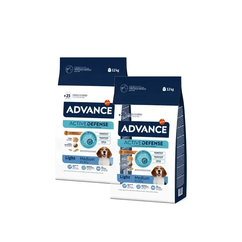 Advance Adult Medium Light Pollo y Arroz, 12 kg