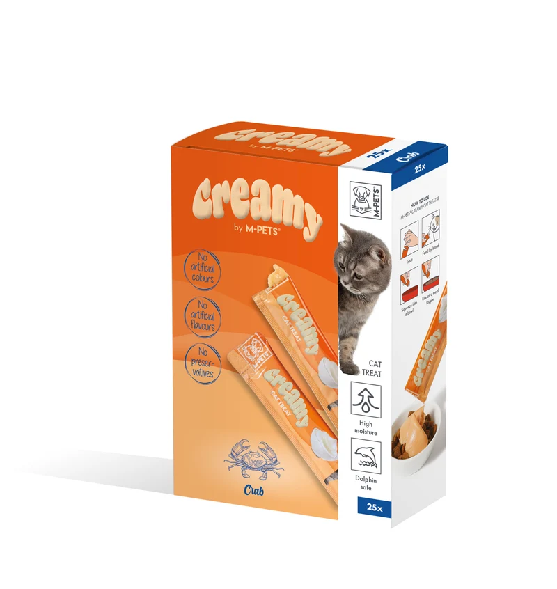 Creamy Treats Pack for Cats - Crab 25 pcs